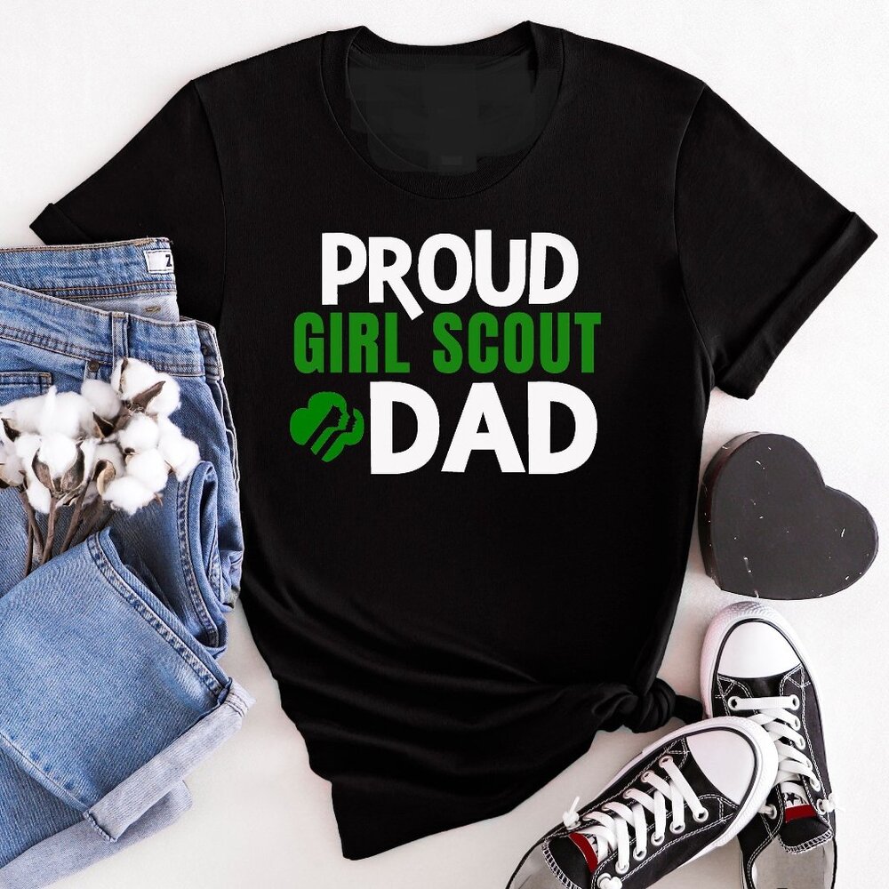 Girl Scout Dad, Troop Leader Gift, Strong Dad Shirt